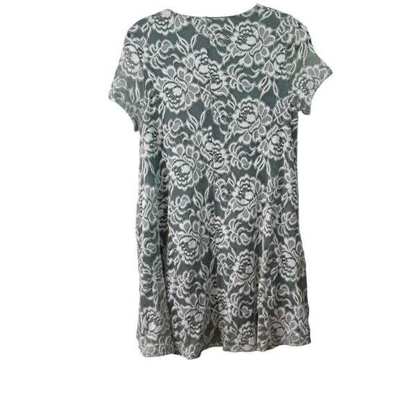 Show Me Your Mumu Women's Lovers Lace Romantic Mini Dress Sage Green Size Small - Picture 9 of 13